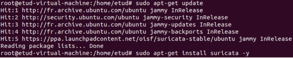 Installation Suricata